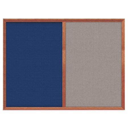 United Visual Products Slim Style Indoor Enclosed Corkboard, 12 UV500SC-SATIN-KEYLIME